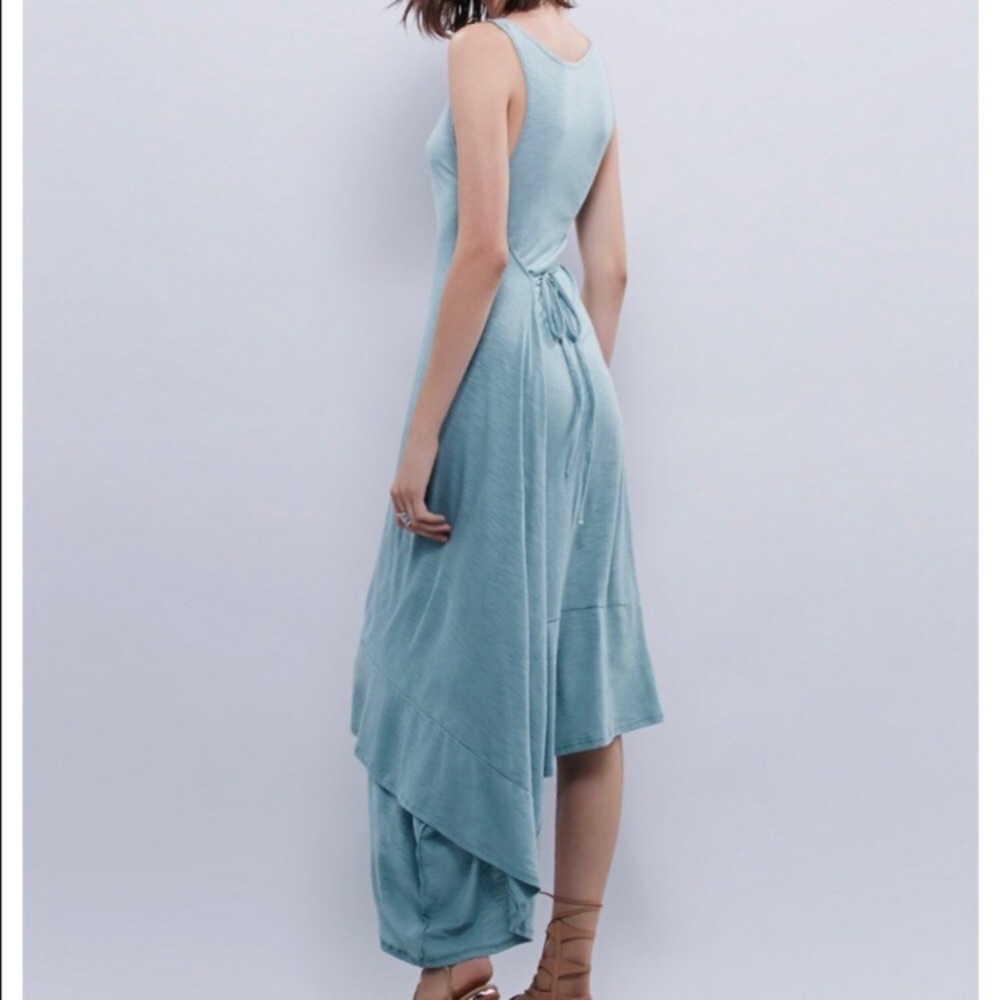 Free People Beach Rio Wrap Dress Sage Size small - Picture 1 of 7